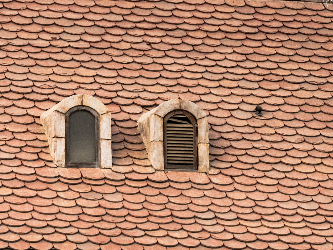 Roofing work in progress